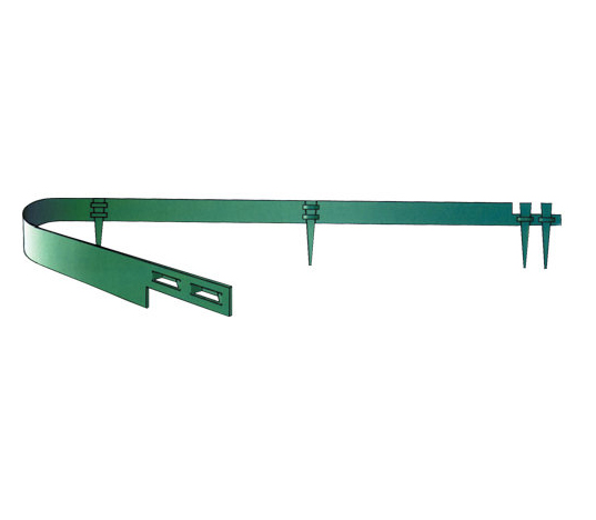 Steel Edging Green 8 x 4.00 14GA w/4 stakes - Landscaper